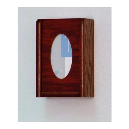 Wooden Mallet 1 Pocket Glove/Tissue Box Holder - Mahogany GBW11-1MH